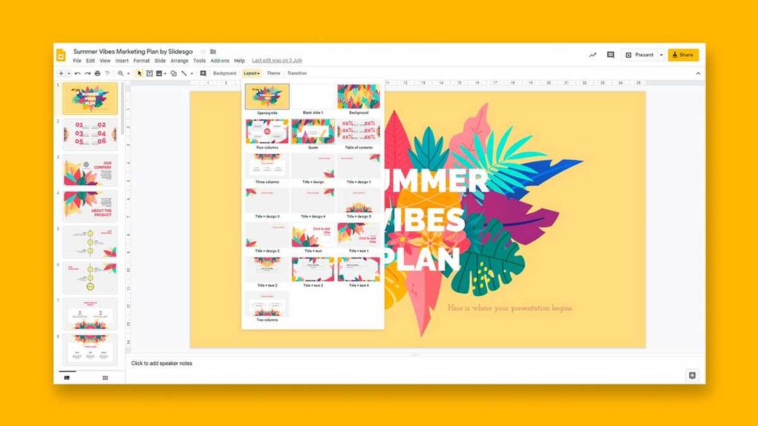 Image contains the google slides software 
