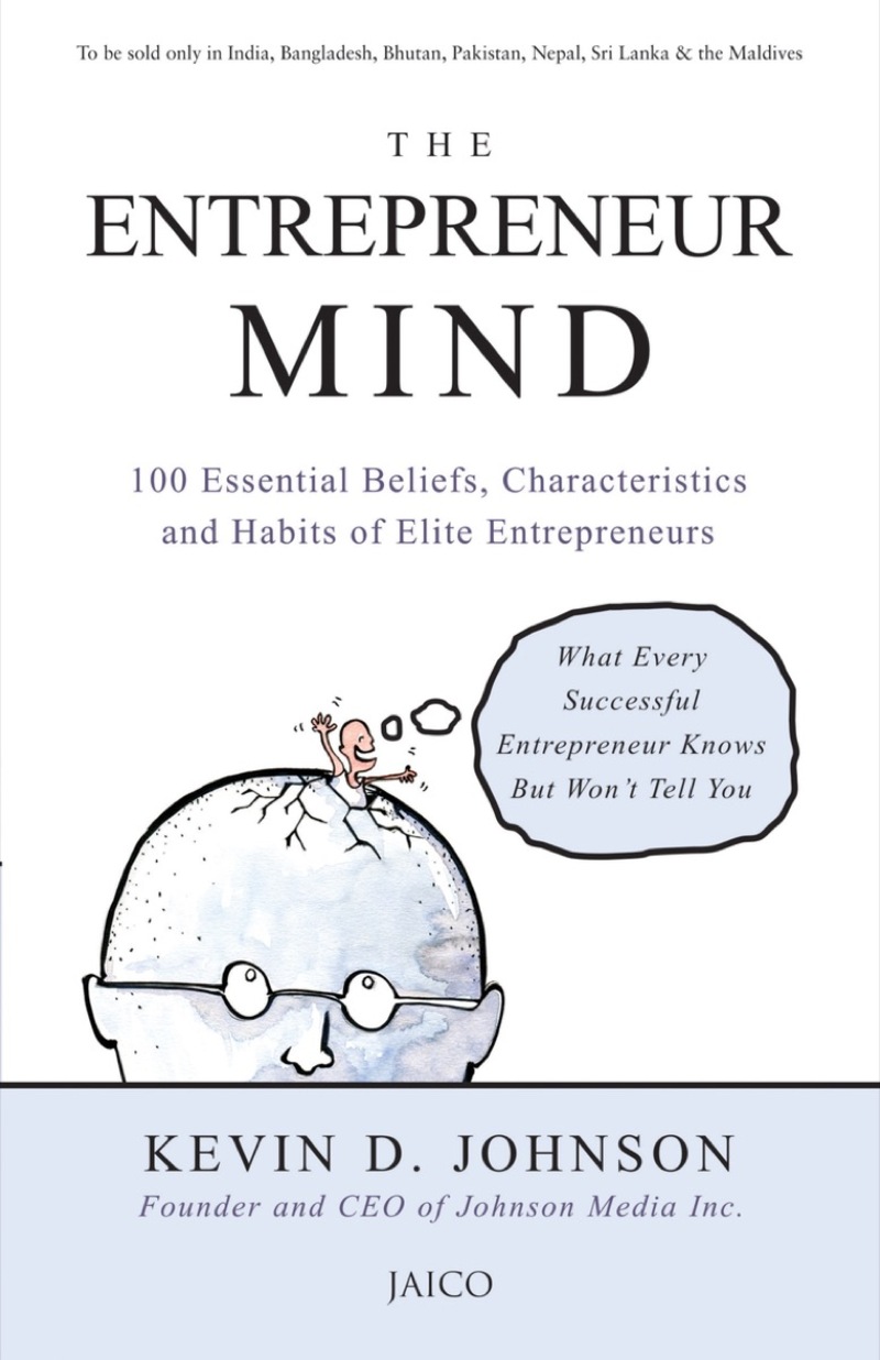 Image contains the entrepreneur mind book