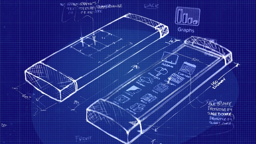 Blueprints of the General Magic device