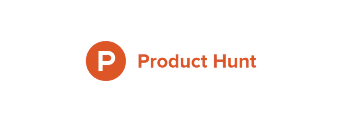 Image contains the product hunt logo